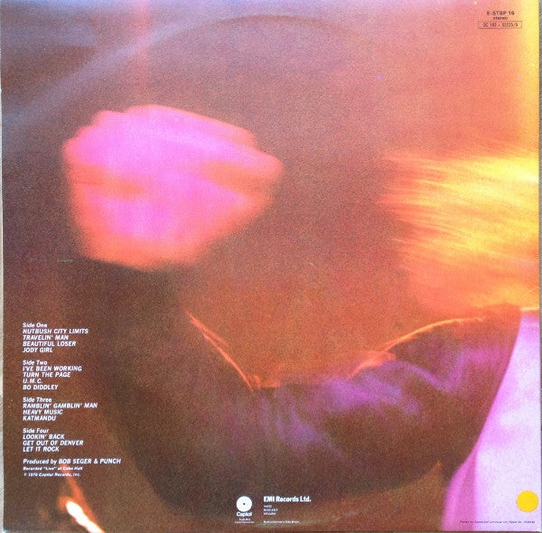 Bob Seger & The Silver Bullet Band – 'Live' Bullet -  2 x Vinyl LP, Album, UK 1976 (USED VG)