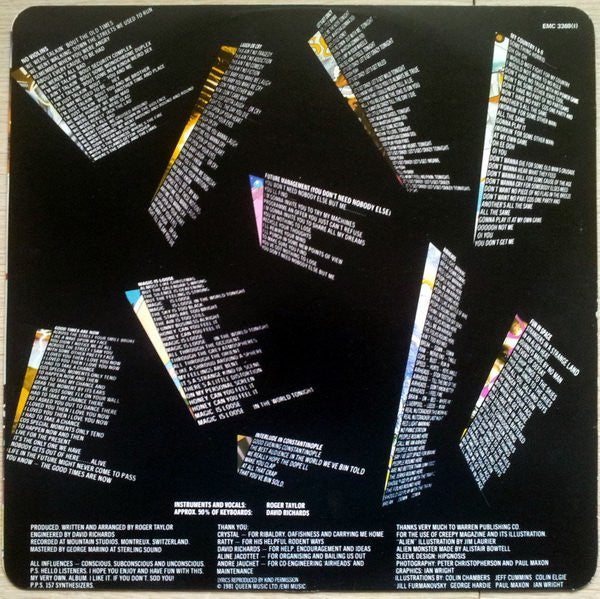 Roger Taylor ‎– Roger Taylor's Fun In Space - Vinyl LP, Album, UK 1981 (USED VG)