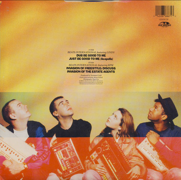 Beats International ‎– Dub Be Good To Me - Vinyl 12", 45 RPM, Single, UK 1990 (USED NM)