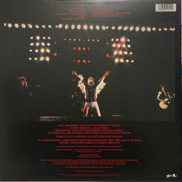 Ozzy Osbourne – Blizzard Of Ozz - Vinyl LP, Album, Reissue, Stereo, Silver w/ Red Swirls, Europe 2021 (NEW SEALED)