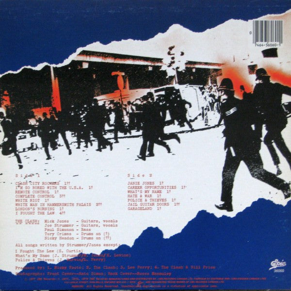 The Clash – The Clash - Vinyl LP, Album, Reissue, Canada (USED G+)
