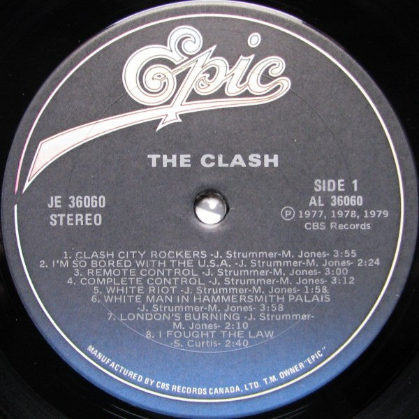 The Clash – The Clash - Vinyl LP, Album, Reissue, Canada (USED G+)