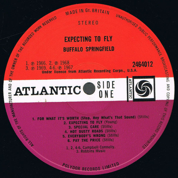 Buffalo Springfield - Expecting To Fly - Vinyl LP, Compilation, Stereo, 1970 (USED VG+)