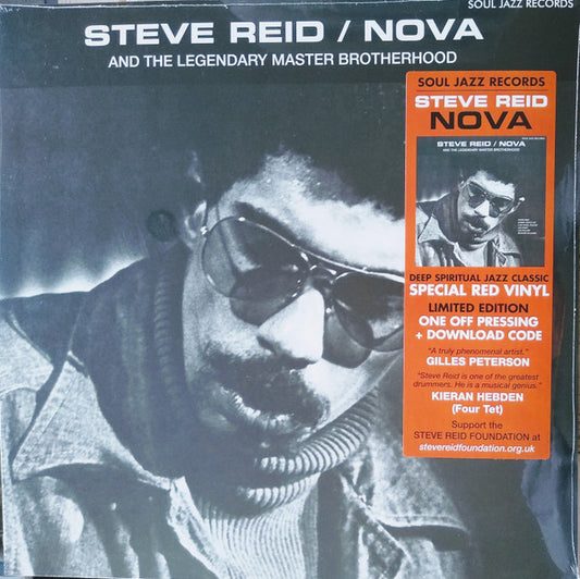 Steve Reid Featuring The Legendary Master Brotherhood ‎– Nova - Vinyl LP, Album, Limited Edition, Reissue, Red, UK 2021 (USED NM)