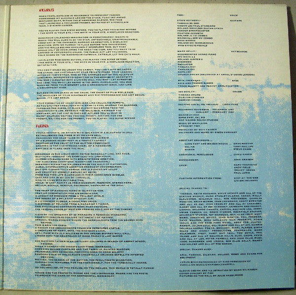 Marillion - Fugazi - Vinyl LP, Album, Reissue, Repress, Stereo, Gatefold, UK 1988 (USED VG+)