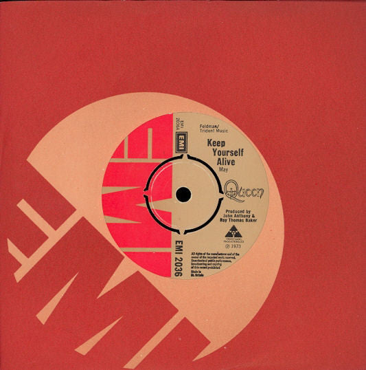 Queen ‎– Keep Yourself Alive - Vinyl 7", 45 RPM, Single, UK 1973 (USED VG)