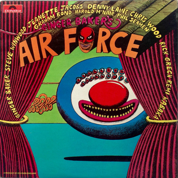 Ginger Baker's Air Force ‎- Ginger Baker's Air Force - 2 × Vinyl LP, Album, Gatefold, UK 1970 (USED VG)