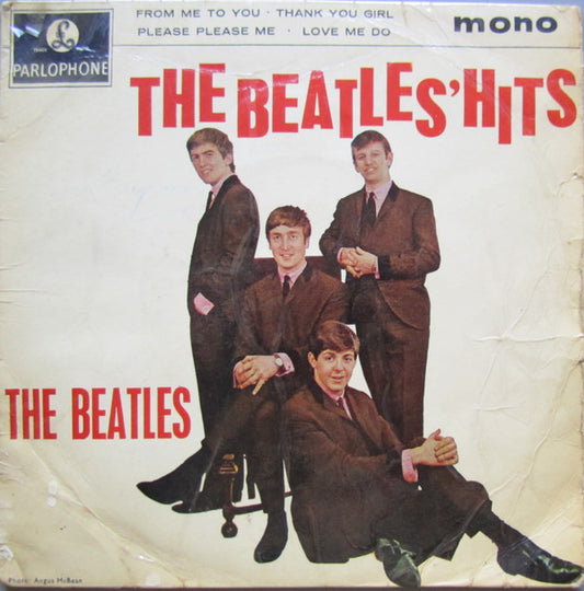 The Beatles ‎– The Beatles' Hits -  Vinyl 7", 45 RPM, EP, Repress, Mono, Rounded Flipback, UK 1963 (USED VG)