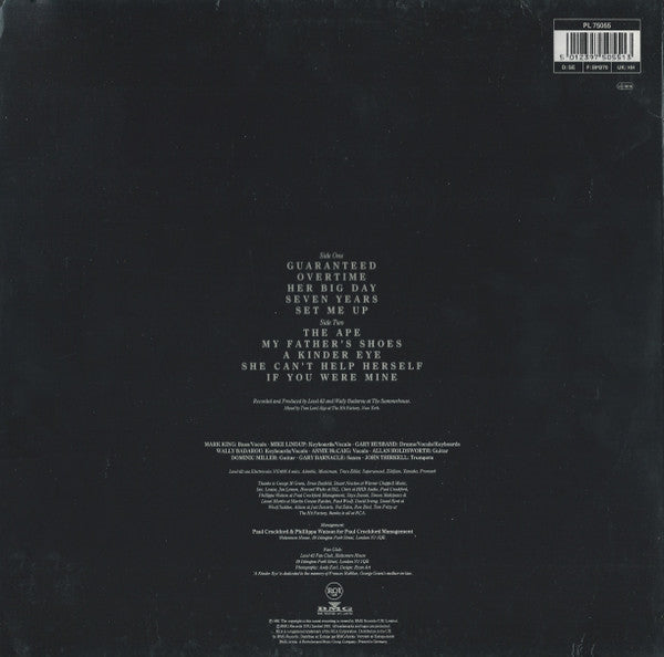 Level 42 ‎– Guaranteed - Vinyl LP, Album, 1991 (USED VG)