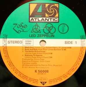 Led Zeppelin ‎– Untitled - Vinyl LP, Album, Reissue, Gatefold, Europe (USED NM)