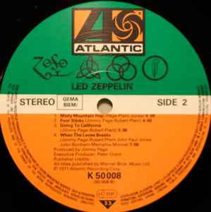 Led Zeppelin ‎– Untitled - Vinyl LP, Album, Reissue, Gatefold, Europe (USED NM)