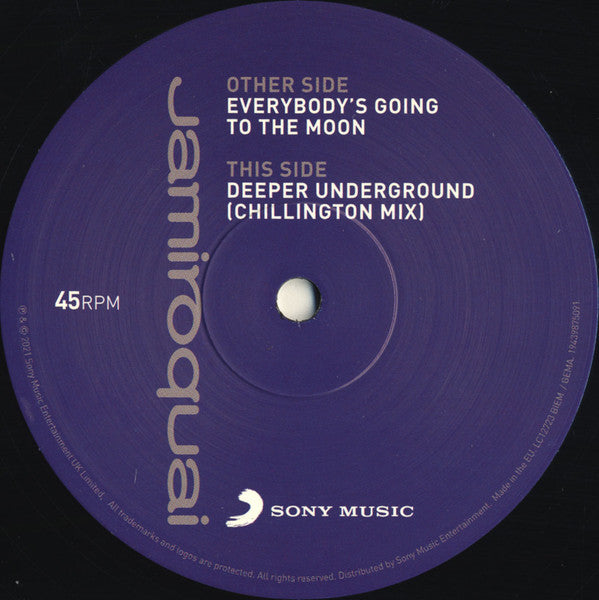 Jamiroquai ‎– Everybody's Going To The Moon - Vinyl 12", 45 RPM, Record Store Day, Limited Edition, Numbered, 180g, Europe 2021 (USED NM)