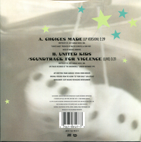 CIV ‎- Choices Made - Vinyl 7", 45 RPM, Single, UK 1995 (USED VG+)