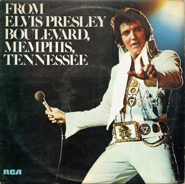 Elvis Presley ‎– From Elvis Presley Boulevard, Memphis, Tennessee - Vinyl LP, Album, UK 1976 (USED VG)