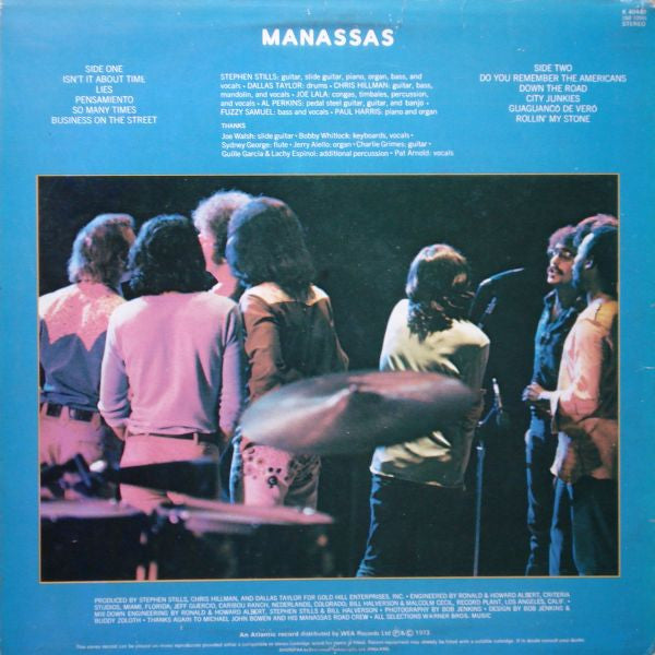 Stephen Stills, Manassas ‎- Down The Road - Vinyl LP, Album, Stereo, UK 1973 (USED VG+)