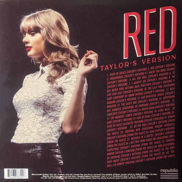 Taylor Swift – Red (Taylor's Version) - 4 x Vinyl LP, Album, Stereo, 2021 (NEW SEALED)