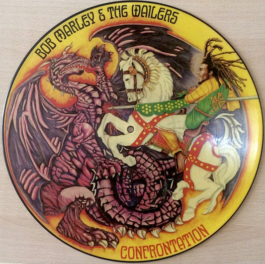 Bob Marley & The Wailers ‎- Confrontation - Vinyl LP, Picture Disc, UK 1983 (USED VG+)
