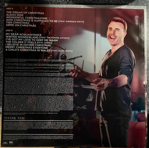 Gary Barlow ‎- The Dream Of Christmas - Vinyl LP, Album, Limited Edition White Marbled (NEW SEALED)