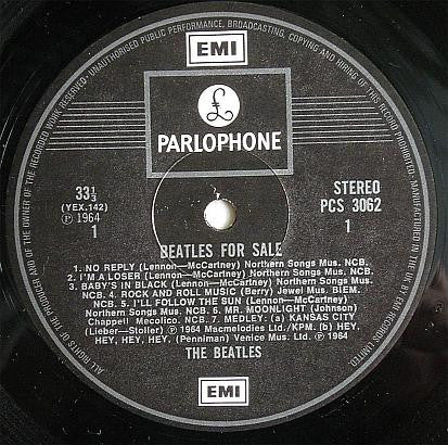 The Beatles ‎– Beatles For Sale - Vinyl LP, Album, Reissue, Stereo, Gatefold, UK 1980 (USED VG+)