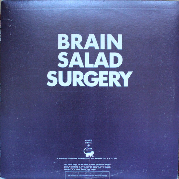 Emerson, Lake & Palmer - Brain Salad Surgery - Vinyl LP, Album, Stereo (USED VG+)