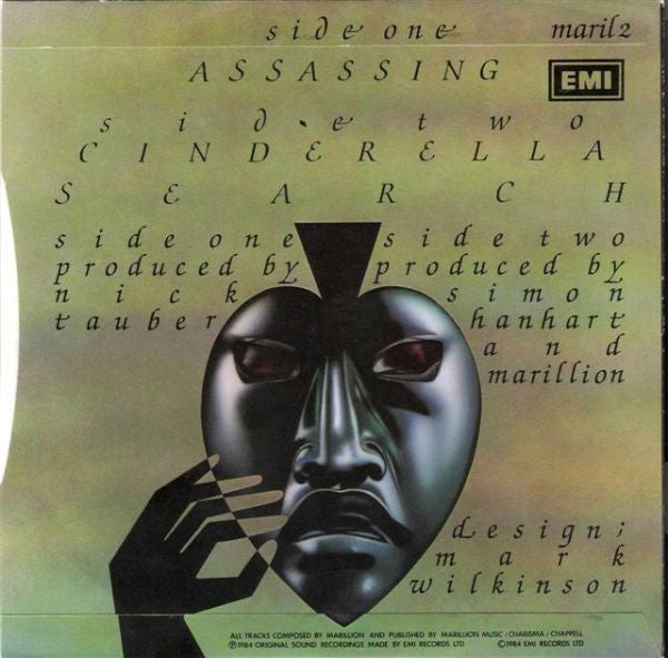 Marillion ‎– Assassing - Vinyl 7", 45 RPM, Single, UK 1984 (USED VG+)