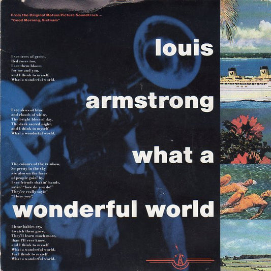 Louis Armstrong ‎– What A Wonderful World - Vinyl 7", UK 1988 (USED NM)