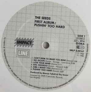 The Seeds ‎– The Seeds - Vinyl LP, Album, Reissue, White, Germany 1988 (USED VG+)