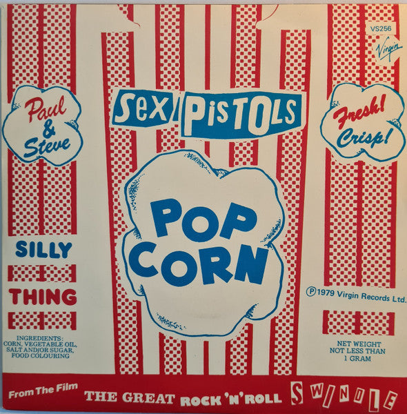 Sex Pistols – Silly Thing / Who Killed Bambi - Vinyl 7", 45 RPM, Single, Solid Center, UK 1979 (USED VG+)