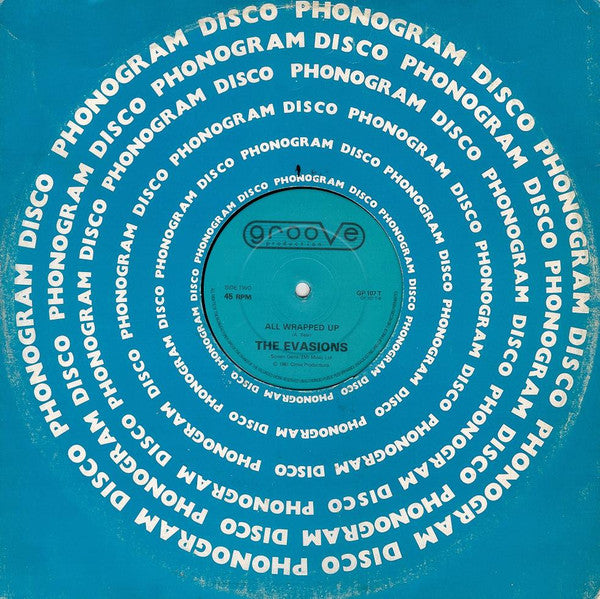 The Evasions ‎– Wikka Wrap - Vinyl 12", 45 RPM, Single, Deep Blue Labels, UK 1981 (USED VG+)