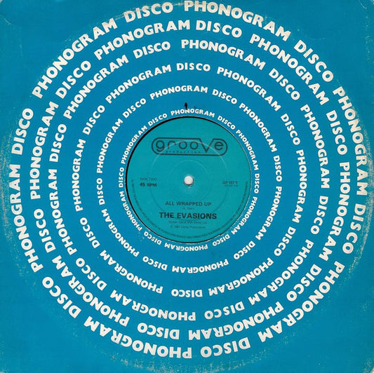 The Evasions ‎– Wikka Wrap - Vinyl 12", 45 RPM, Single, Deep Blue Labels, UK 1981 (USED VG+)