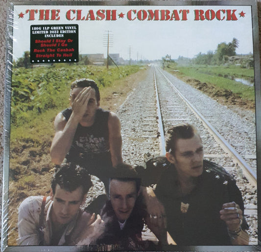 The Clash – Combat Rock - Vinyl LP, Album, Limited Edition Green, Reissue, Remastered, Stereo (NEW SEALED)