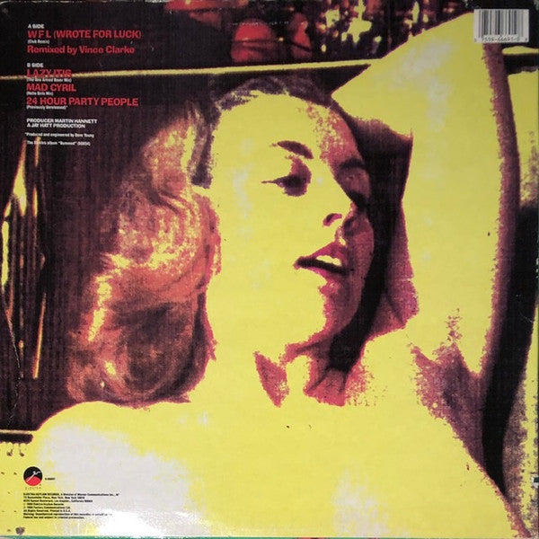 Happy Mondays – W F L (Wrote For Luck) (The Vince Clarke Remix) - Vinyl 12", 33 ⅓ RPM, Stereo, US 1989 (USED VG+)