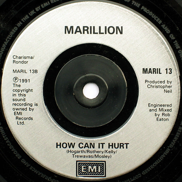 Marillion ‎– Cover My Eyes (Pain And Heaven) - Vinyl 7", 45 RPM, Single, UK 1991 (USED VG+)