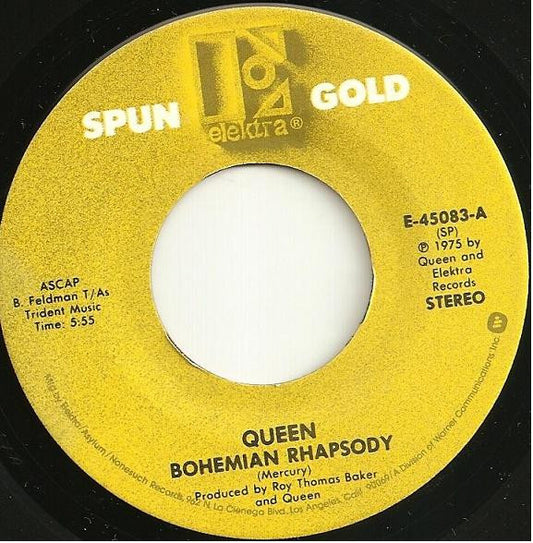 Queen ‎– Bohemian Rhapsody / You're My Best Friend - Vinyl, 7", 45 RPM, Single, Stereo, US 1983 (USED VG+)
