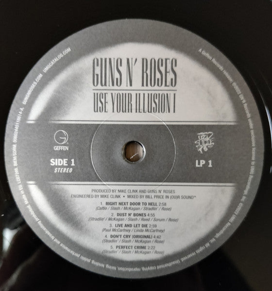 Guns N' Roses – Use Your Illusion I - 2 x Vinyl LP, Album, Reissue, Remastered, Stereo, Gatefold, Europe 2022 (NEW SEALED)