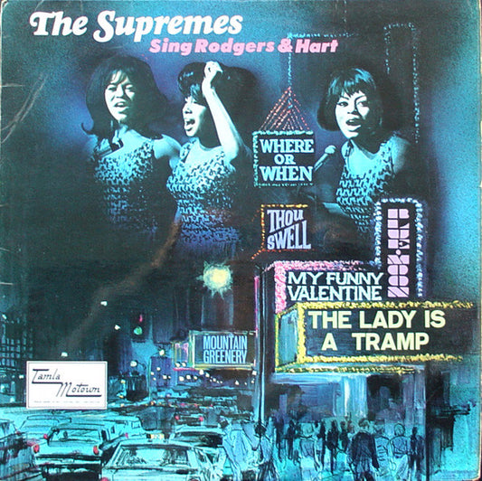 The Supremes ‎- The Supremes Sing Rodgers & Hart - Vinyl LP, Album, Mono, UK 1967 (USED VG)