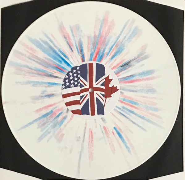 Toxic Reasons ‎- God Bless America? - 2 × Vinyl LP, Album, Compilation, Red, White & Blue Splatter Vinyl, UK 2023 (NEW SEALED)
