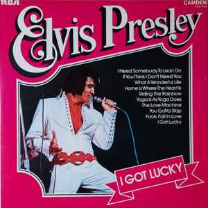 Elvis Presley ‎– I Got Lucky - Vinyl LP, Compilation, Reissue, Stereo, Turquoise Label, UK (USED VG)
