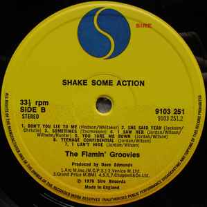 Flamin' Groovies ‎– Shake Some Action - Vinyl LP, Album, UK 1976 (USED VG+)