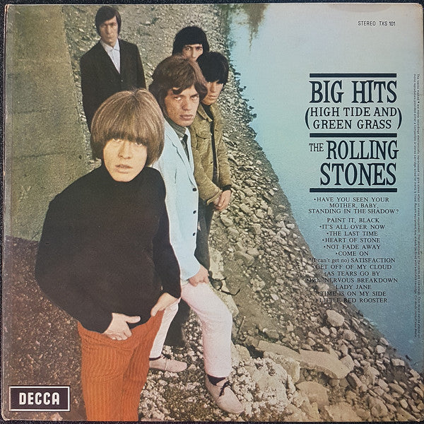 The Rolling Stones ‎– Big Hits (High Tide And Green Grass) - Vinyl LP, Compilation, Repress, Stereo, Gatefold, UK 1970 (USED VG)