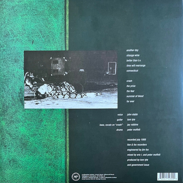 Government Issue ‎- Crash - Vinyl LP, Reissue, Red Vinyl, UK 2023 (NEW SEALED)