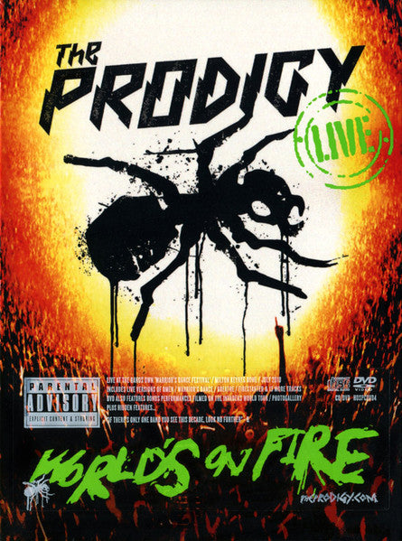 The Prodigy – Live - World's On Fire - CD, Album DVD, DVD-Video (NEW SEALED)