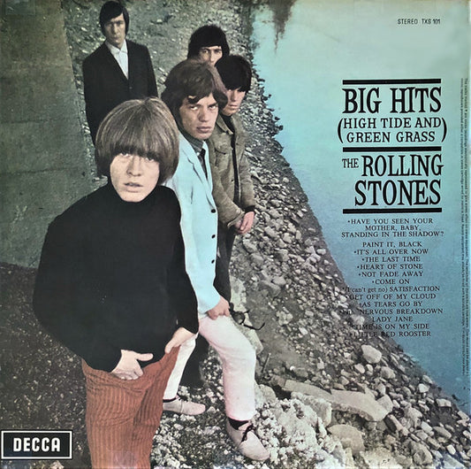 The Rolling Stones ‎- Big Hits [High Tide And Green Grass] - Vinyl LP, Compilation, Repress, Stereo, Gatefold Sleeve (USED VG+)