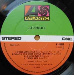 Led Zeppelin ‎– Led Zeppelin II - Vinyl LP, Album, Reissue, Gatefold, UK 1972 (USED VG)