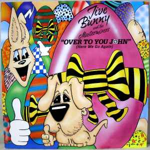 Jive Bunny And The Mastermixers / Uncle Cyrils Woodland Orchestra ‎– Over To You John (Here We Go Again) / The Night I Saw The Bunny Jive - Vinyl 12", 45 RPM, UK 1991 (USED VG+)