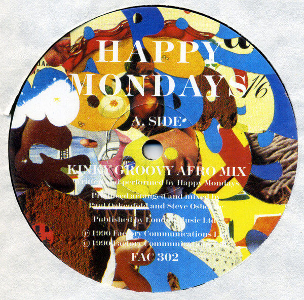 Happy Mondays – Kinky Groovy Afro - Vinyl 12", 45 RPM, UK 1990 (USED VG+)