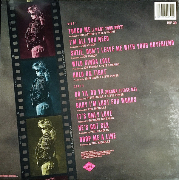 Samantha Fox ‎– Touch Me - Vinyl LP, Album, Stereo, UK 1986 (USED VG+)