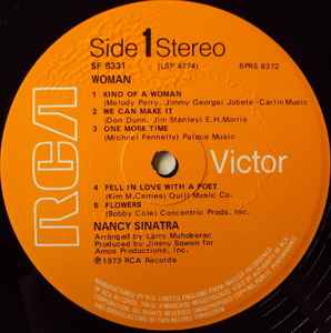 Nancy Sinatra ‎- Woman - Vinyl LP, Album, UK 1973 (USED VG+)