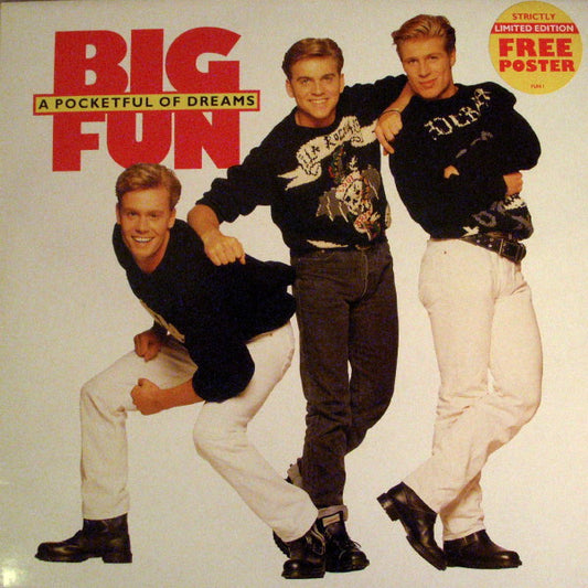 Big Fun ‎- A Pocketful Of Dreams - Vinyl LP, Album, Poster, UK 1990 (USED VG+)