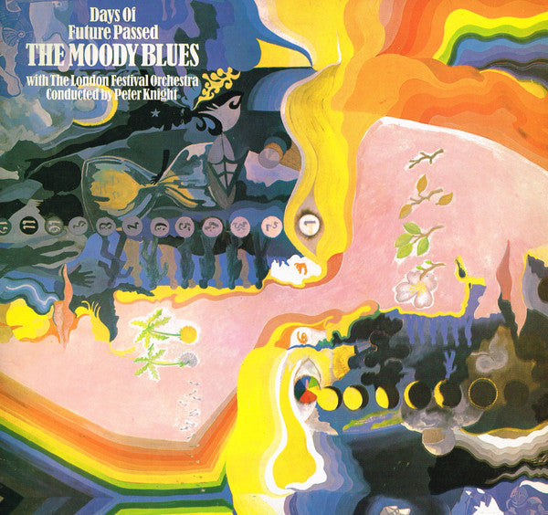 The Moody Blues With London Festival Orchestra Conducted By Peter Knight ‎– Days Of Future Passed - Vinyl LP, Album, Reissue, Stereo, UK (USED NM)